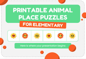 Druckbare Tierplatzpuzzles für Grundschüler