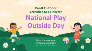 Pre-K Outdoor Activities to Celebrate National Play Outside Day
