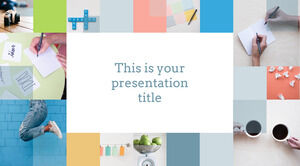 مربعات باردة. قالب PowerPoint مجاني و Google Slides Theme Business