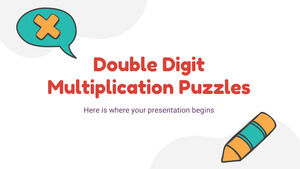 Double Digit Multiplication Puzzles
