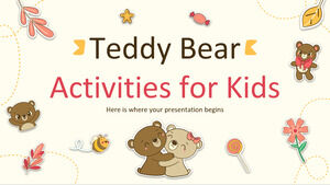 Activités d'ours en peluche pour les enfants