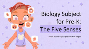 Matéria de Biologia para crianças: Os Cinco Sentidos
