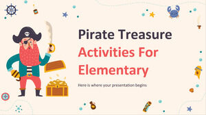 Activități Pirate Treasure pentru elementar