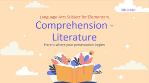 Arti linguistiche Materia per Elementare - 5a elementare: Comprensione - Letteratura