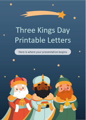 Cartas Imprimibles Día de Reyes
