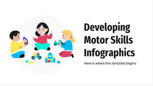 Entwicklung motorischer Fähigkeiten Infografiken