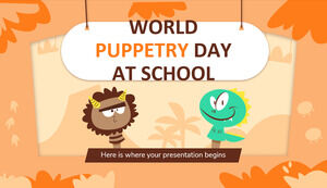 World Puppetry Day at School
