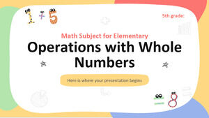 Math Subject for Elementary - 5th Grade: Operations with Whole Numbers