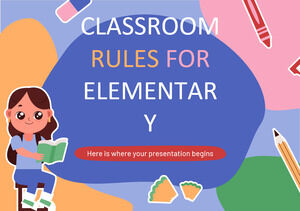 Reglas del salón de clases para primaria