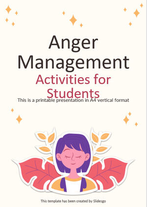 Anger Management Activities for Students