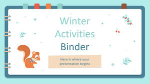 Activități de iarnă Binder