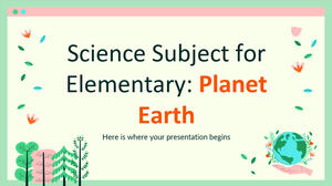 İlköğretim için Bilim Konusu: Dünya Gezegeni
