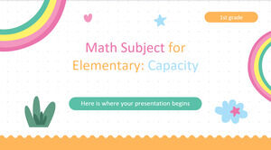 Математический предмет для начальной школы - 1 класс: Способность