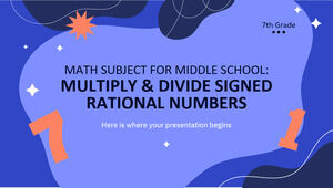 中学校の数学科目 - 7 年生: 符号付き有理数の乗算と除算