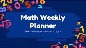 Mathe-Wochenplaner