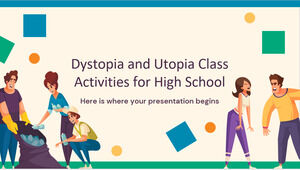 Actividades de clase de distopía y utopía para la escuela secundaria