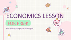 บทเรียนเศรษฐศาสตร์สำหรับ Pre-K
