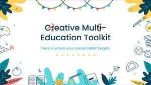 Setul de instrumente creative pentru educație multiplă