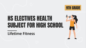 Предмет по выбору HS Health для средней школы - 9 класс: Lifetime Fitness