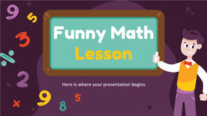 Lezione di matematica divertente