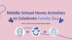 Kegiatan Rumah SMP untuk Merayakan Hari Keluarga