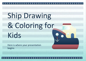 Menggambar & Mewarnai Kapal untuk Anak-Anak