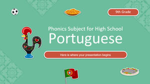 Matéria de Fonética para o Ensino Médio - 9º ano: Português