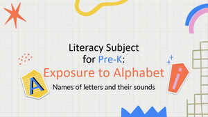 Subjek Literasi untuk Pra-K: Paparan Alfabet