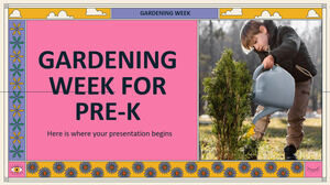 Semaine de jardinage pour le pré-K