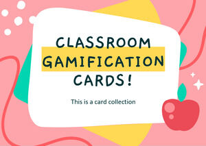Cartões de gamificação em sala de aula!