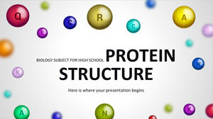 Biologie-Fach für das Gymnasium: Proteinstruktur