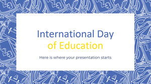 Internationaler Tag der Bildung