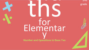 Número e Operações na Base Dez - Matemática para o Ensino Fundamental