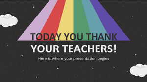Hoje você agradece seus professores!
