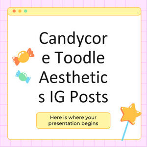 Postagens IG de Estética Candycore Toodle fofas