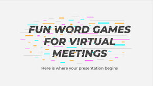 Divertidos juegos de palabras para reuniones virtuales