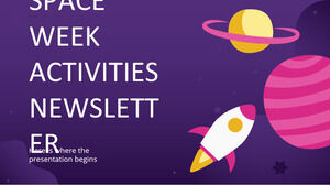 Bulletin des activités de la Semaine de l'espace