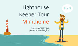 Minitema de Lighthouse Keeper Tour para preescolar
