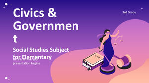 Materia de estudios sociales para primaria - 3er grado: educación cívica y gobierno