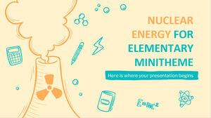 초등학교 미니테마를 위한 원자력