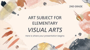 Matéria de Arte para Elementary: Artes Visuais