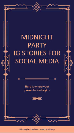 Historie IG o północy dla mediów społecznościowych