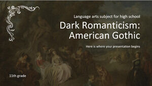 Materia de artes del lenguaje para la escuela secundaria - 11.º grado: romanticismo oscuro: gótico americano