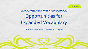Linguagem Artística para o Ensino Médio - 9º Ano: Oportunidades de Ampliação do Vocabulário