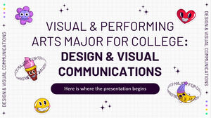 Visual & Performing Arts Major for College: Design & Visual Communications