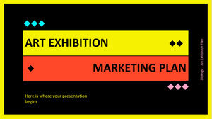 Plan de marketing de l'exposition d'art