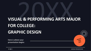 Arte vizuale și spectacole pentru facultate: Design grafic
