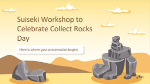 Suiseki Workshop เพื่อเฉลิมฉลองวัน Collect Rocks