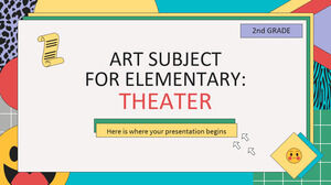 Предмет искусства для начальной школы - 2 класс: театр