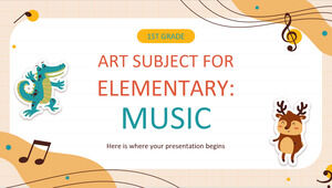 小学1年生の美術科目：音楽教育